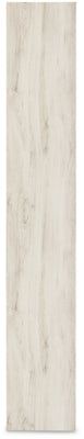 Ashley Bellaby Whitewash 4-Piece Entertainment Center with Electric Infrared Fireplace
