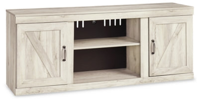 Ashley Bellaby Whitewash 4-Piece Entertainment Center with 60" TV Stand