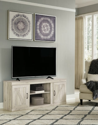 Ashley Bellaby Whitewash 4-Piece Entertainment Center with 60" TV Stand