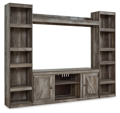 Ashley Wynnlow Gray 4-Piece Entertainment Center