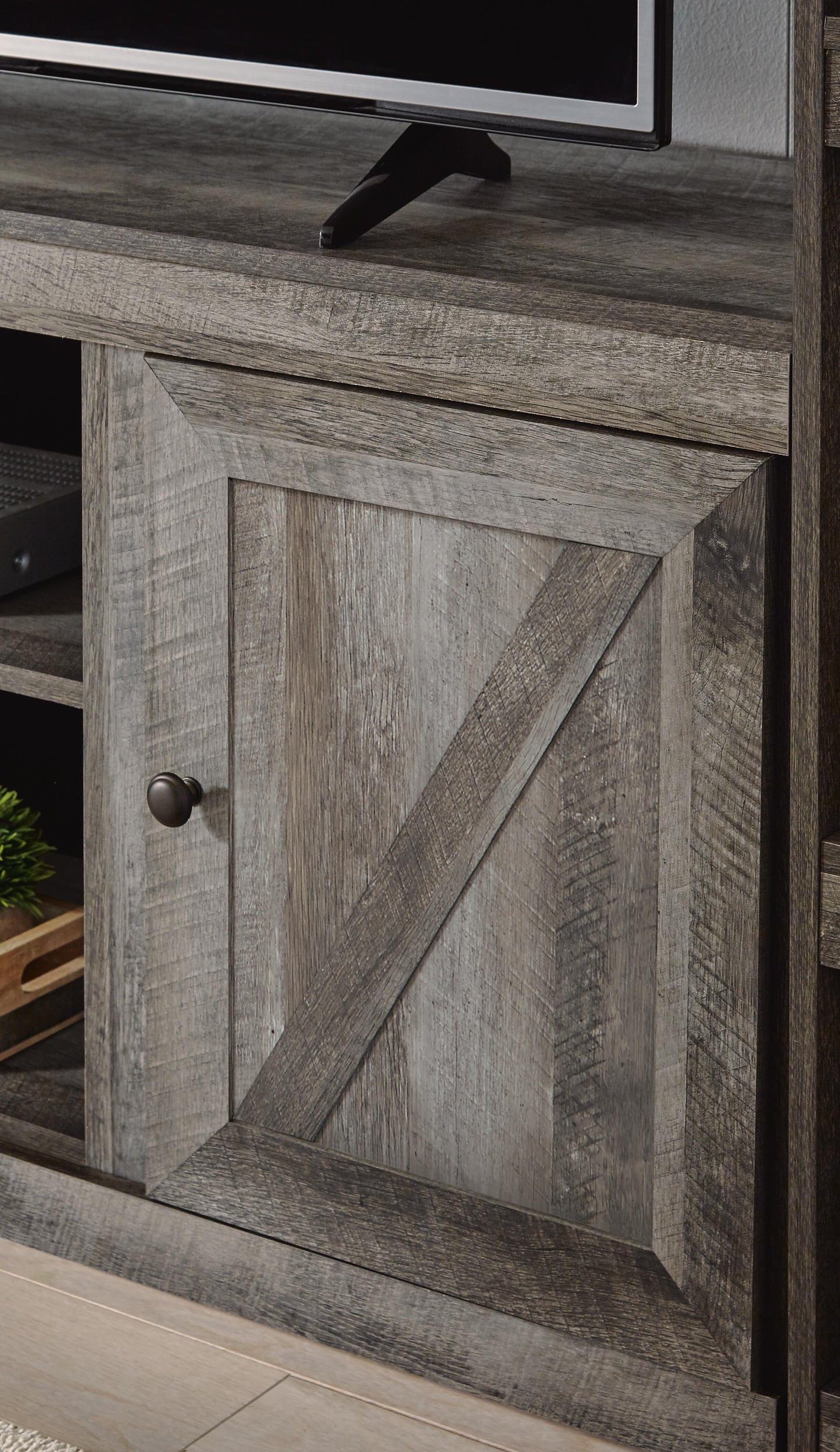 Ashley Wynnlow Gray 4-Piece Entertainment Center