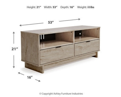 Ashley Oliah Natural Medium TV Stand