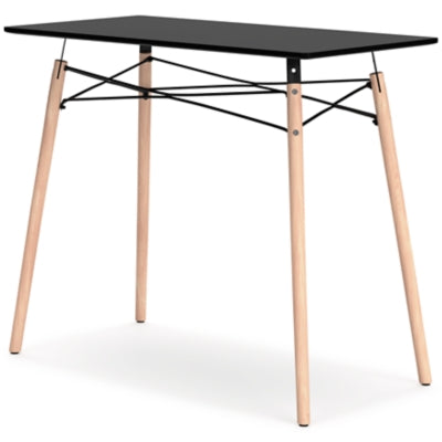 Ashley Jaspeni Black Natural Home Office Desk