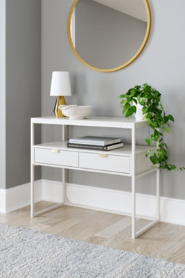 Ashley Deznee White Credenza