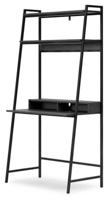 Ashley Yarlow Black 36" Home Office Desk with Shelf