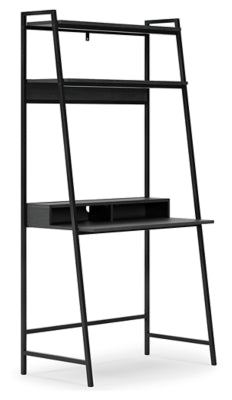Ashley Yarlow Black 36" Home Office Desk with Shelf