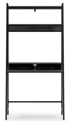 Ashley Yarlow Black 36" Home Office Desk with Shelf