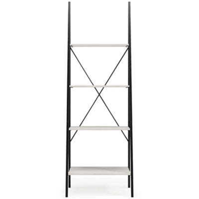 Ashley Bayflynn White Black Bookcase