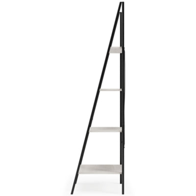 Ashley Bayflynn White Black Bookcase