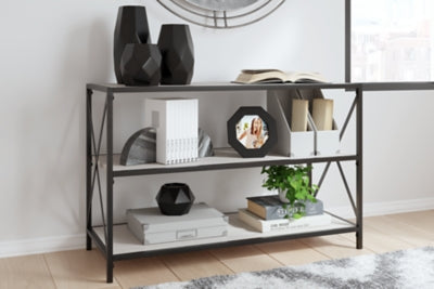 Ashley Bayflynn White Black 26" H Bookcase