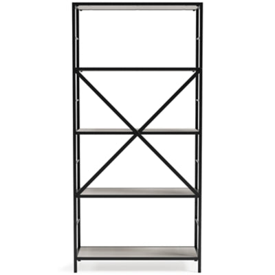 Ashley Bayflynn White Black 63" H Bookcase