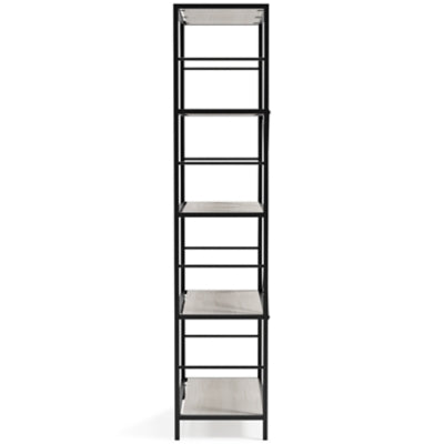 Ashley Bayflynn White Black 63" H Bookcase