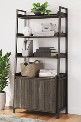 Ashley Zendex Dark Brown 72" Bookcase