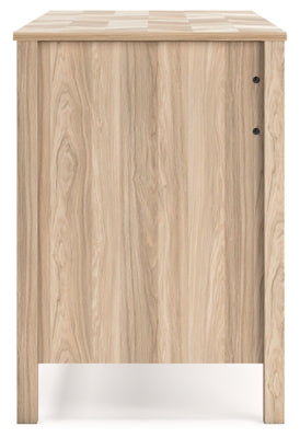 Ashley Battelle Tan 60" Home Office Desk