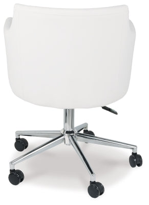 Ashley Baraga White Home Office Desk Chair