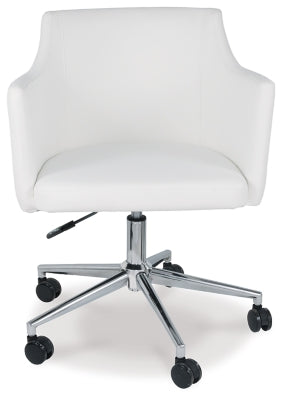 Ashley Baraga White Home Office Desk Chair