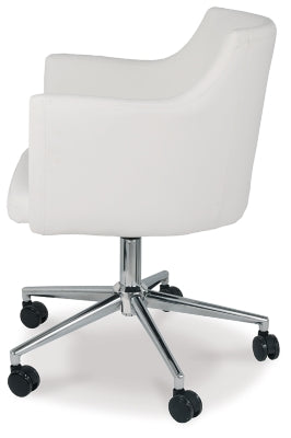 Ashley Baraga White Home Office Desk Chair