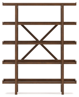 Ashley Lyncott Brown 70" Bookcase