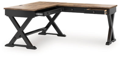 Ashley Wildenauer Brown Black Home Office Desk