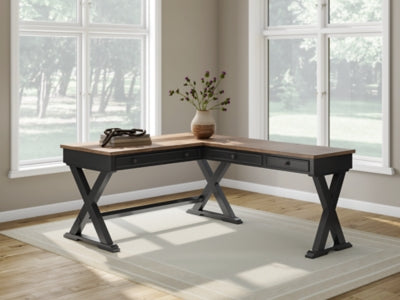 Ashley Wildenauer Brown Black Home Office Desk