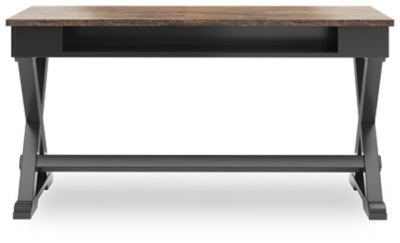 Ashley Wildenauer Brown Black 60" Home Office Desk