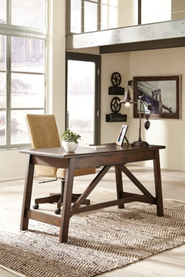 Ashley Baldridge Rustic Brown Home Office Desk