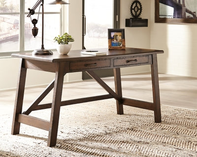 Ashley Baldridge Rustic Brown Home Office Desk