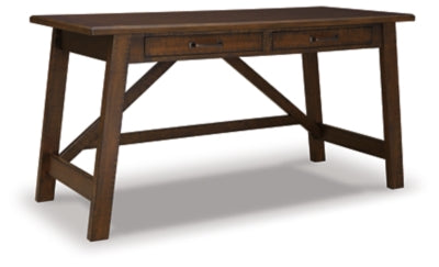 Ashley Baldridge Rustic Brown Home Office Desk