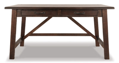 Ashley Baldridge Rustic Brown Home Office Desk