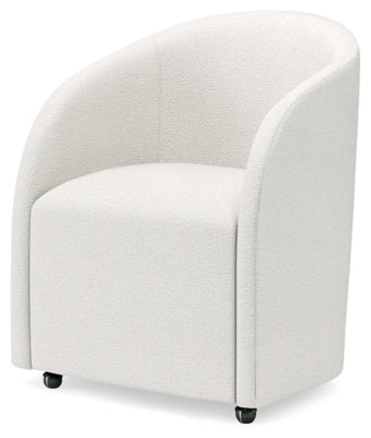 Ashley Korestone White Home Office Desk Chair