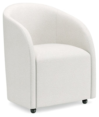 Ashley Korestone White Home Office Desk Chair