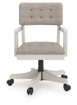 Ashley Robbinsdale Antique White Home Office Desk Chair