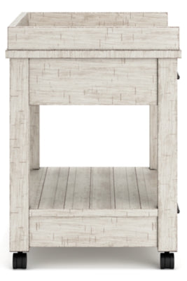 Ashley Carynhurst Whitewash Printer Stand