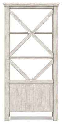 Ashley Carynhurst Whitewash 75" Bookcase