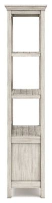 Ashley Carynhurst Whitewash 75" Bookcase