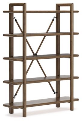 Ashley Roanhowe Brown 71" Bookcase