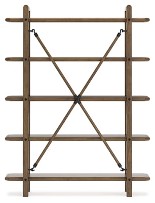 Ashley Roanhowe Brown 71" Bookcase