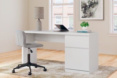 Ashley Onita White 60" Home Office Desk