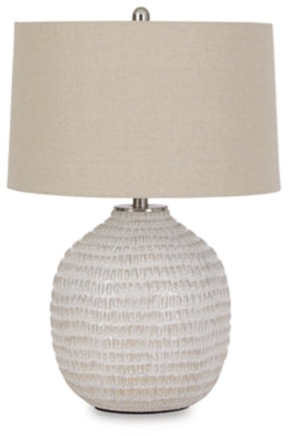 Ashley Jamon Beige Table Lamp