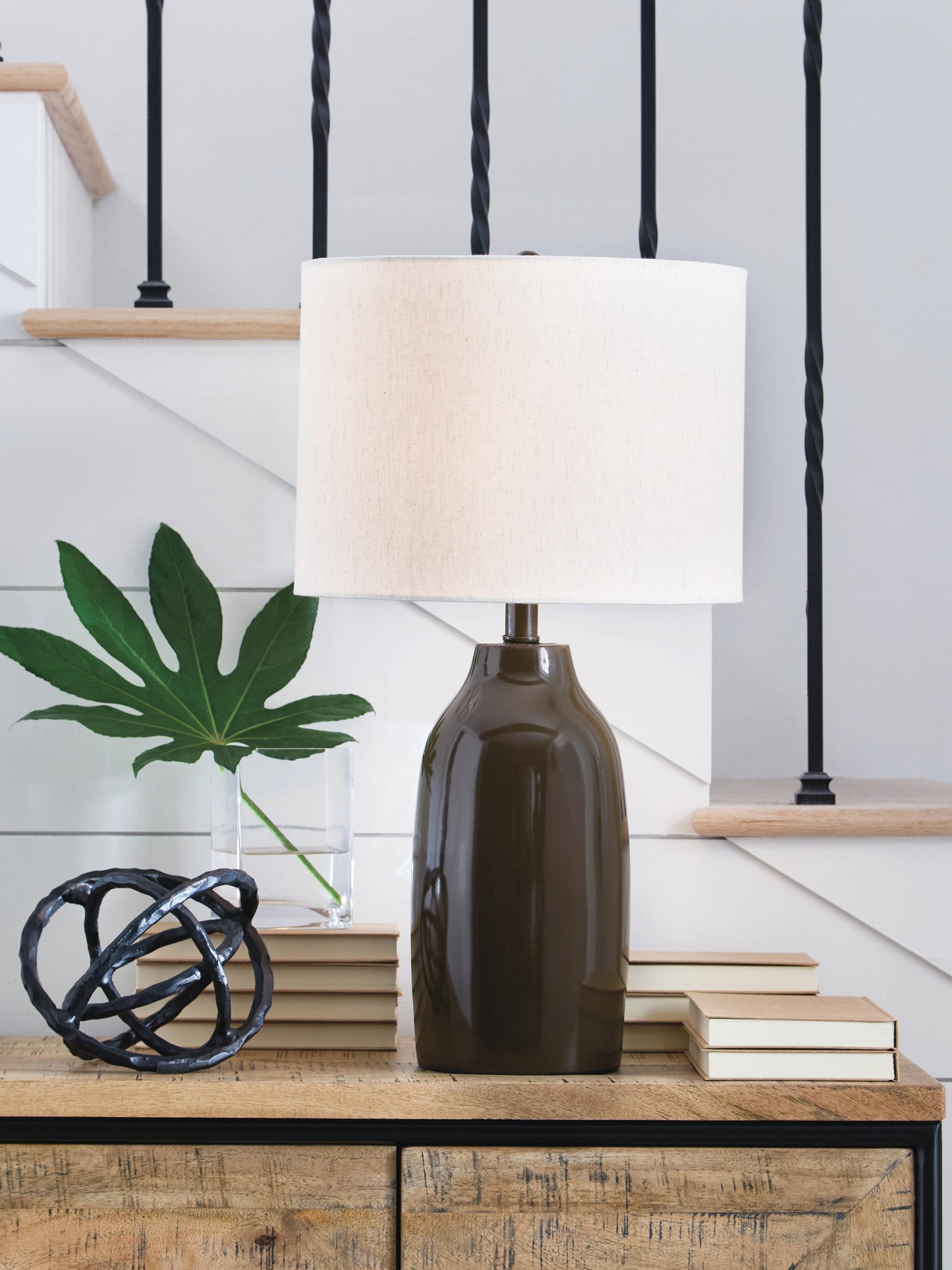 Ashley Jyler Brown Table Lamp