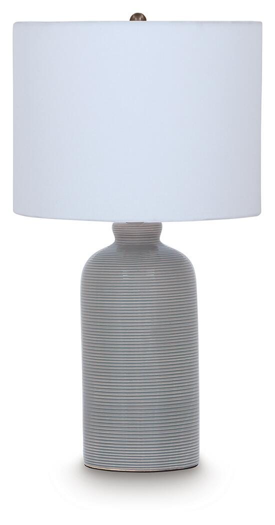 Ashley Wimlow Gray Blue Table Lamp