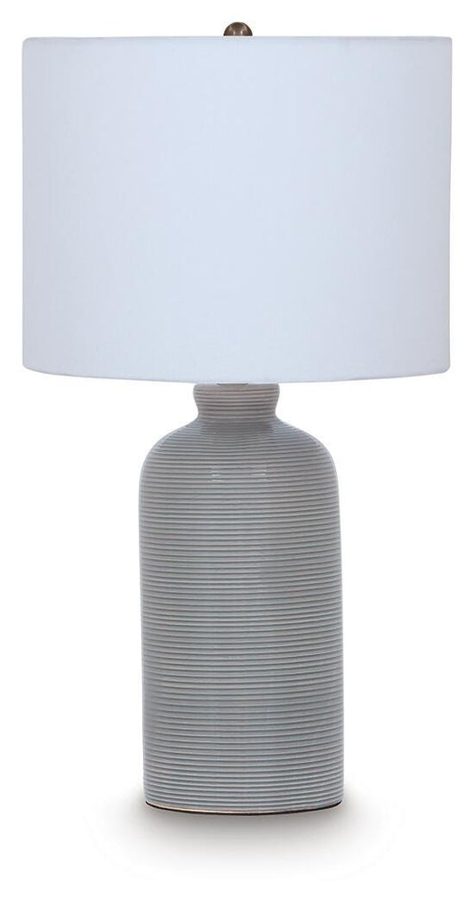 Ashley Wimlow Gray Blue Table Lamp