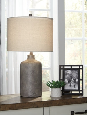 Ashley Linus Antique Black Table Lamp