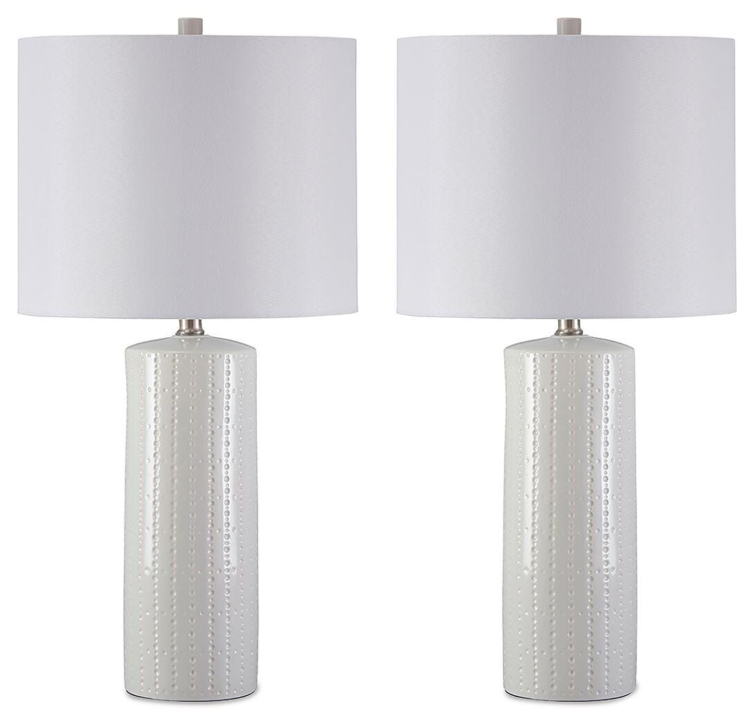 Ashley Steuben White Table Lamp (Set of 2)
