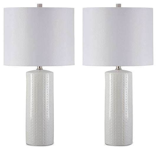 Ashley Steuben White Table Lamp (Set of 2)