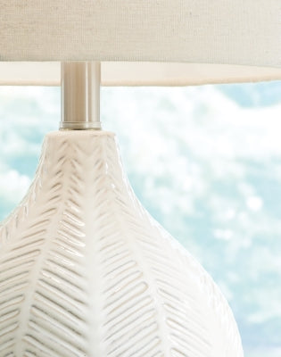 Ashley Rainermen Off White Table Lamp