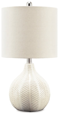 Ashley Rainermen Off White Table Lamp