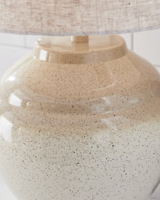 Ashley Waldish Cream Beige Table Lamp