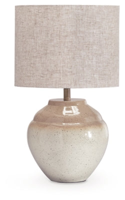 Ashley Waldish Cream Beige Table Lamp