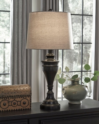 Ashley Darlita Bronze Finish Table Lamp (Set of 2)